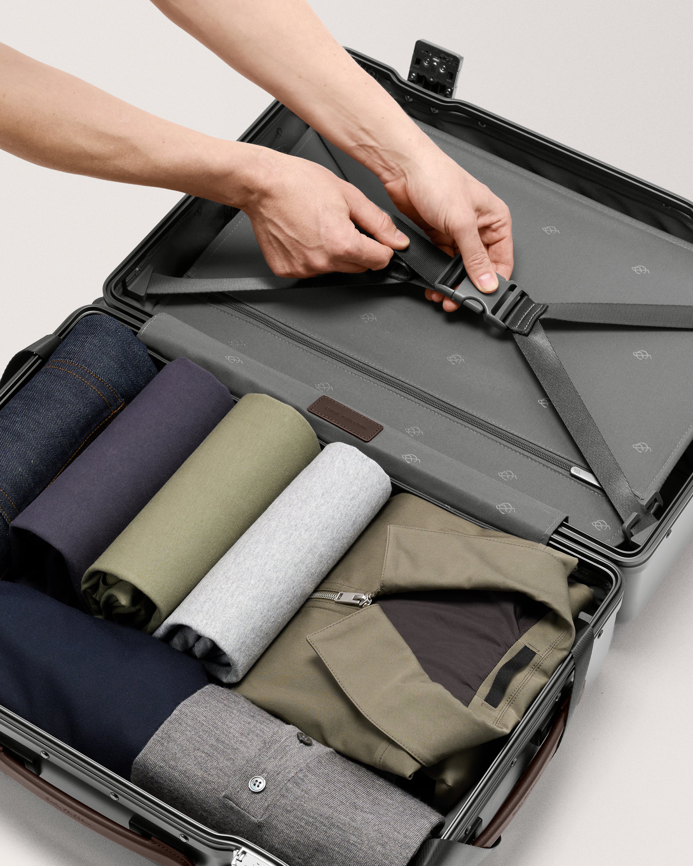 Compression Pad - Carry-on Large grey