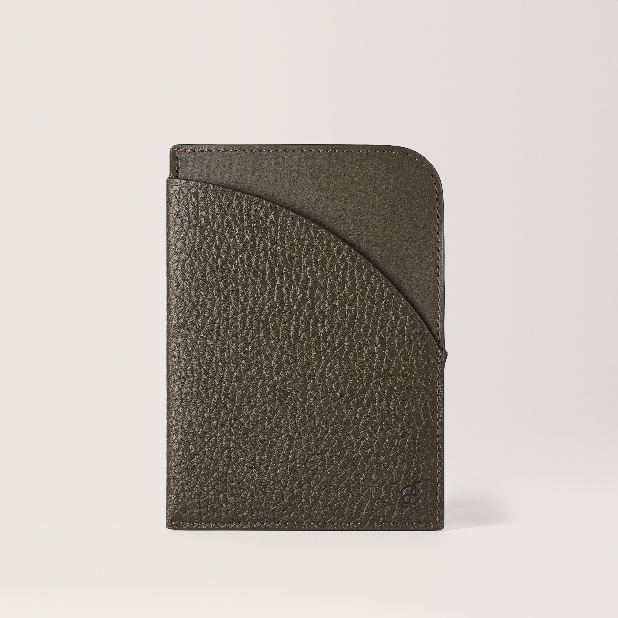 Clifton Passport Sleeve Dark Olive 