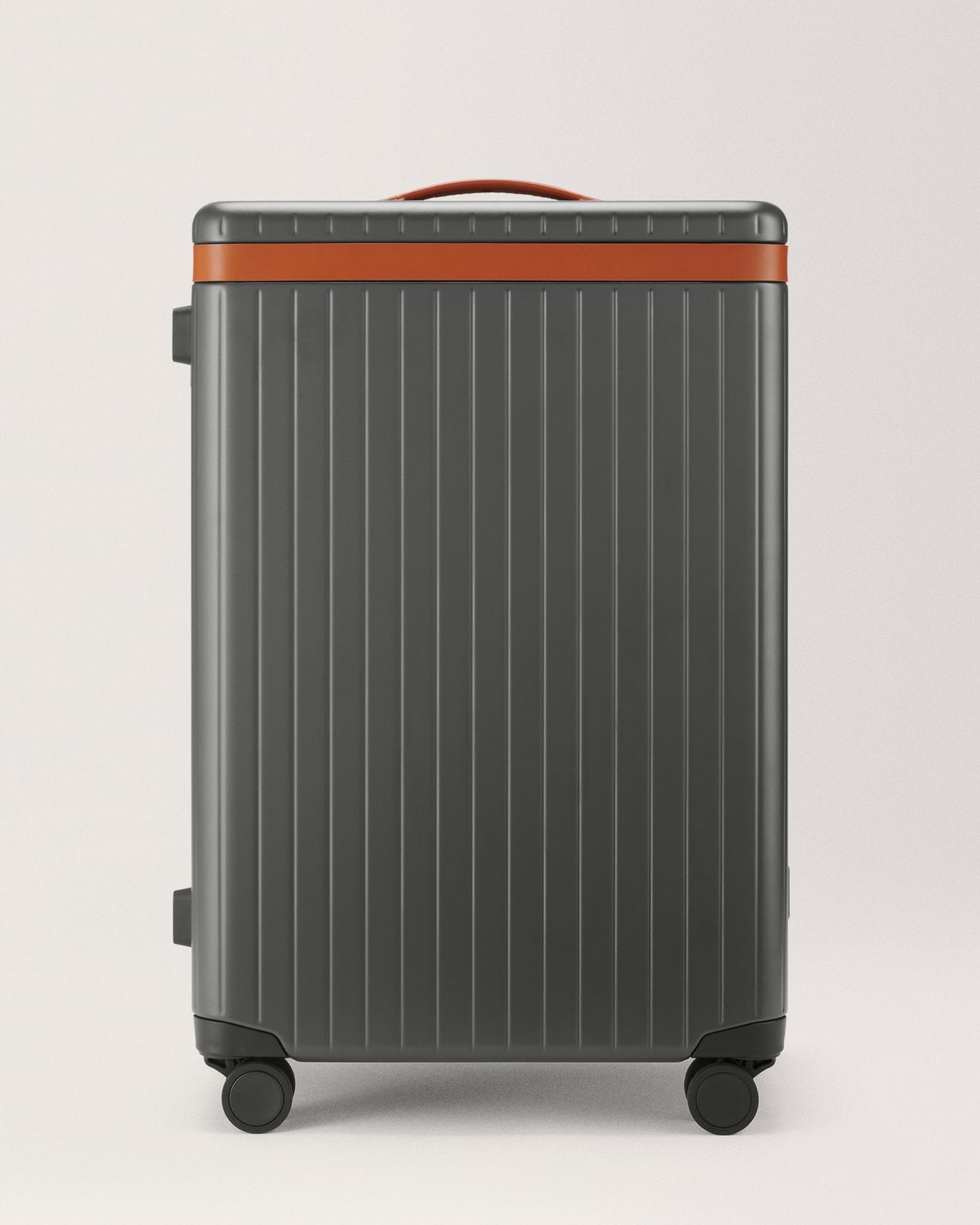 The Check-in - Sample Cognac Large grey polycarbonate suitcase - Excellent Condition 