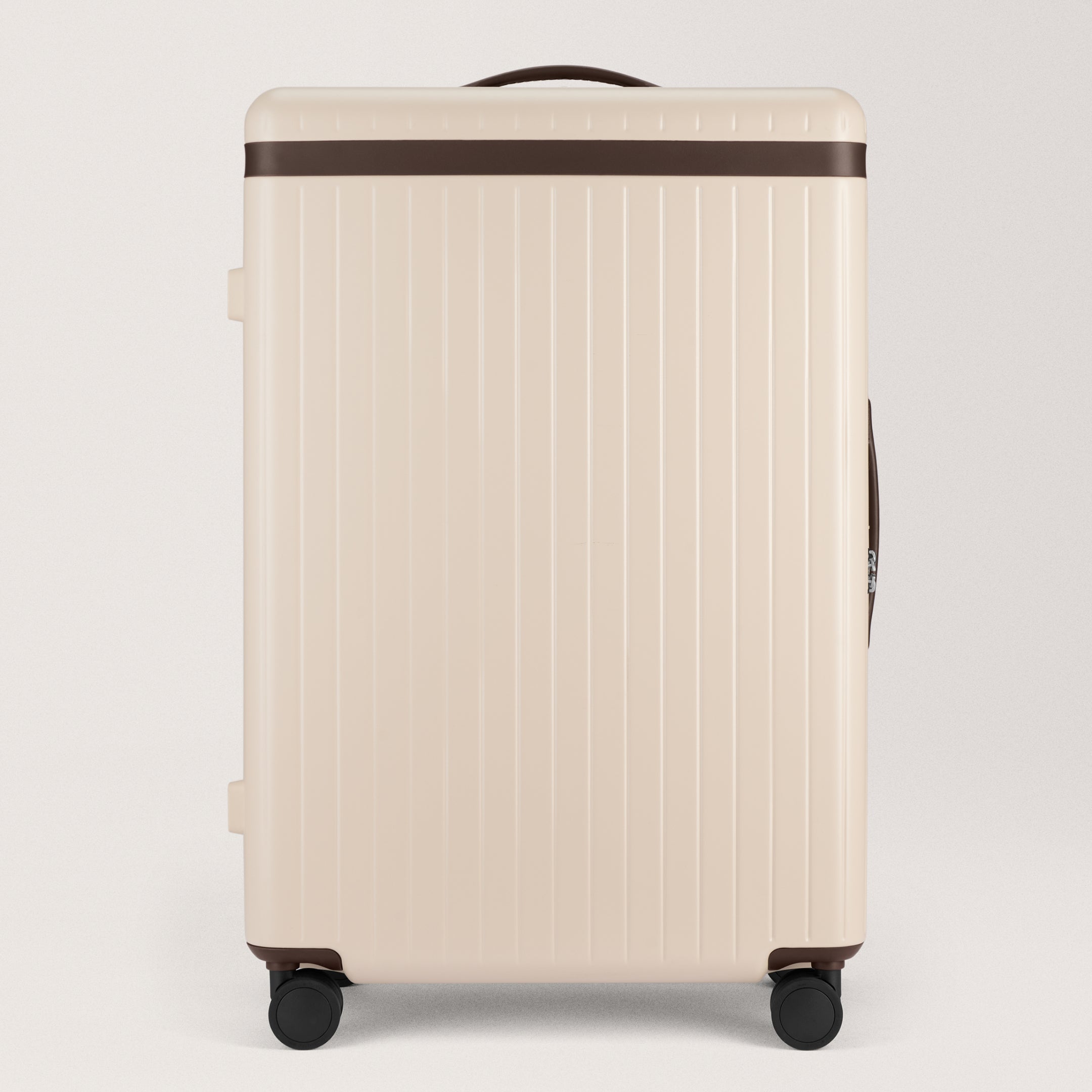 The Large Check-in - Return Sand / Chocolate 