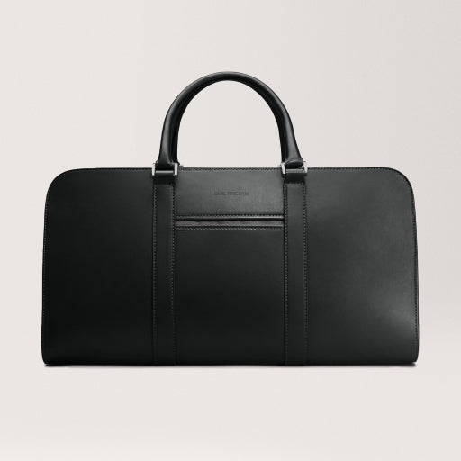 Palissy Weekend Black Leather weekend bag