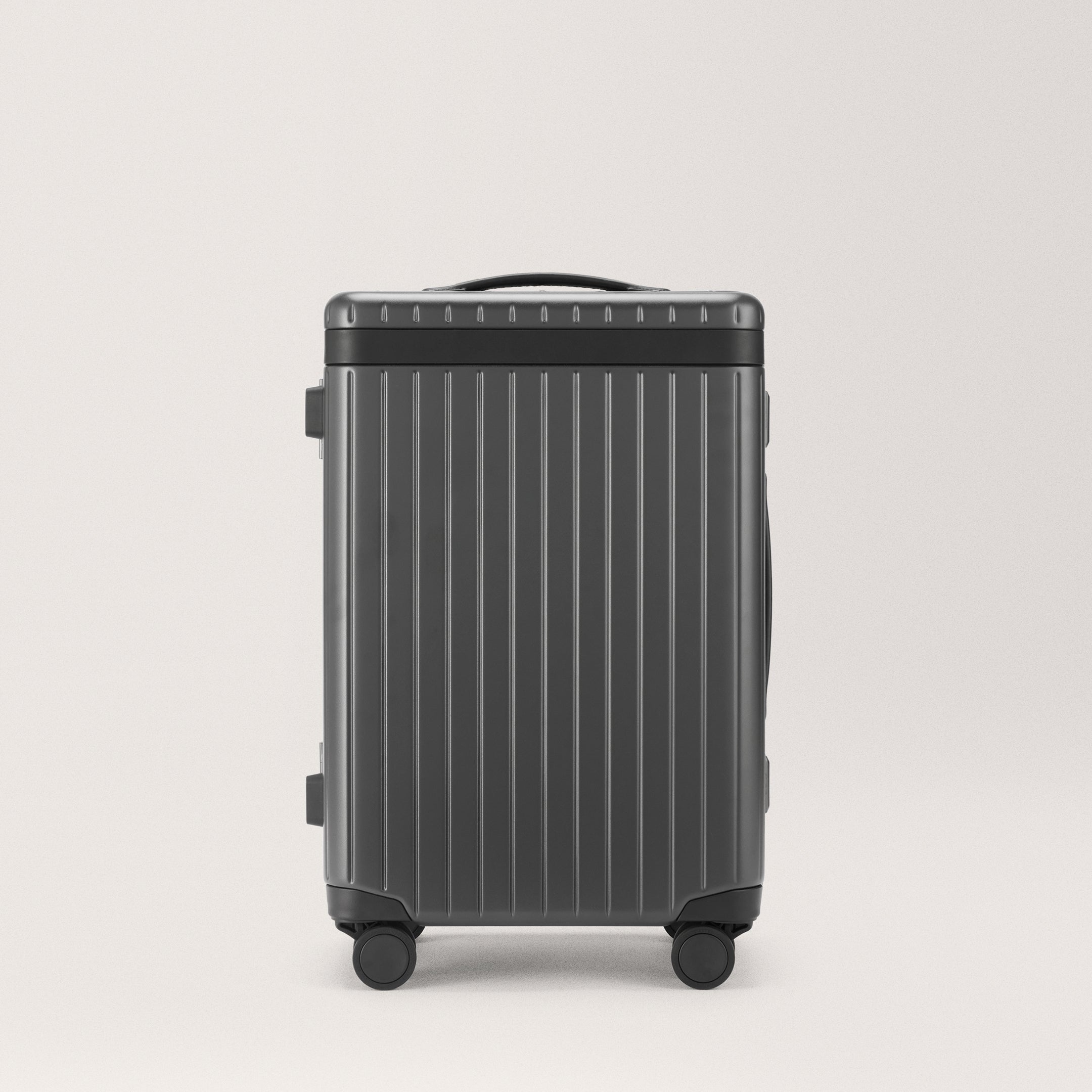 The Carry-on Grey / Black Hard-shell cabin suitcase