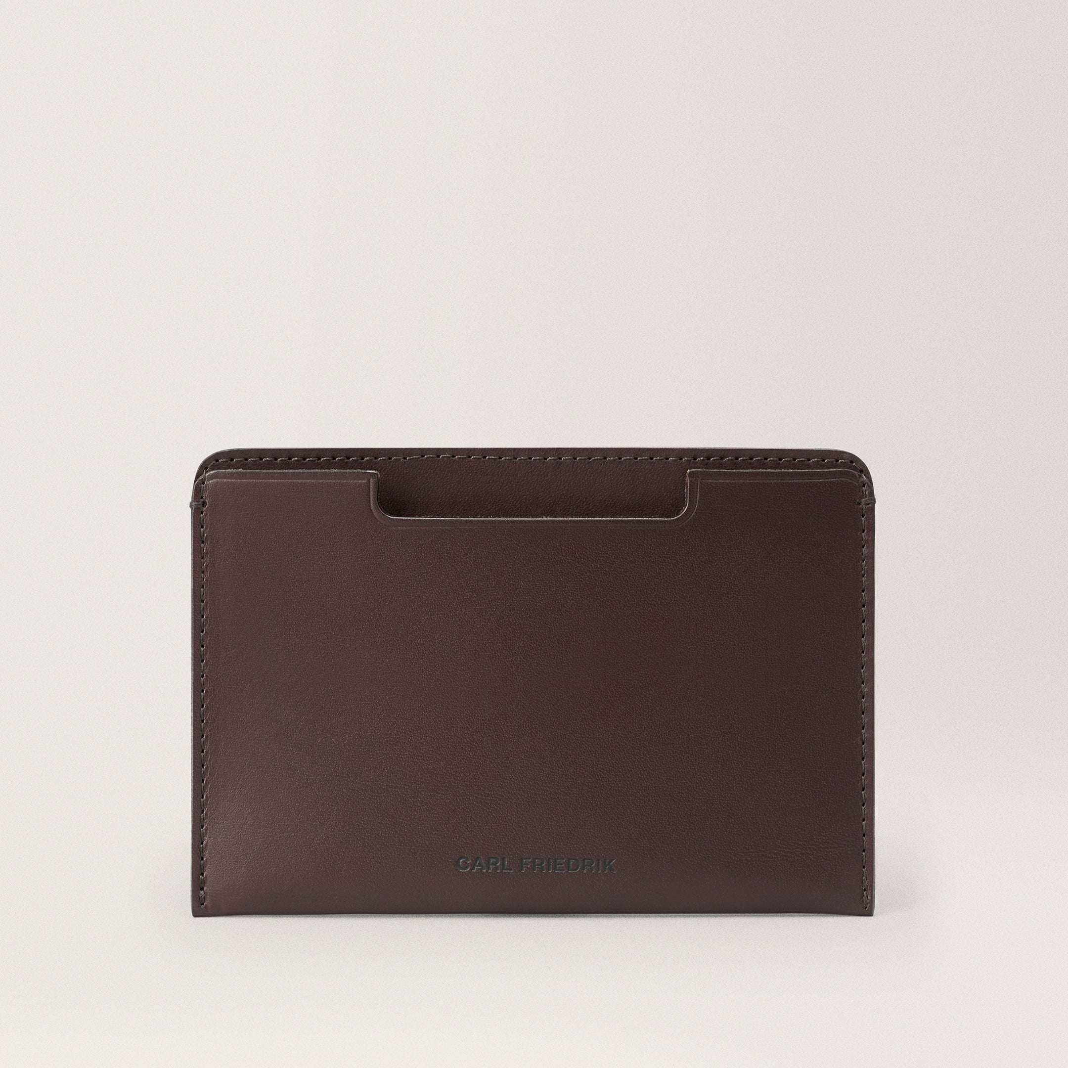 Easton Passport Sleeve Chocolate Leather passport cover