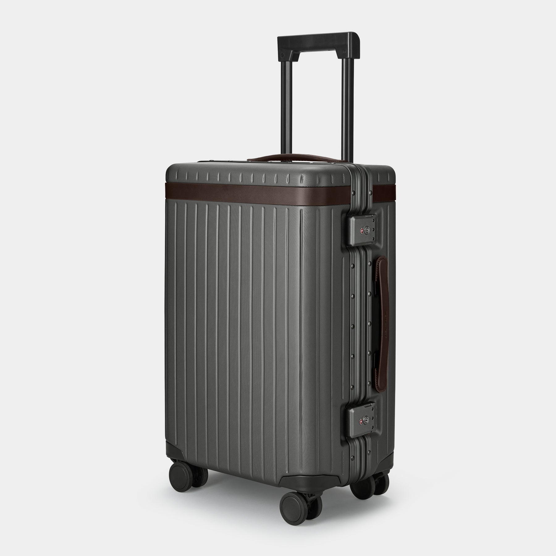 The Carry-on - Sample Chocolate Dark grey polycarbonate suitcase - Excellent Condition