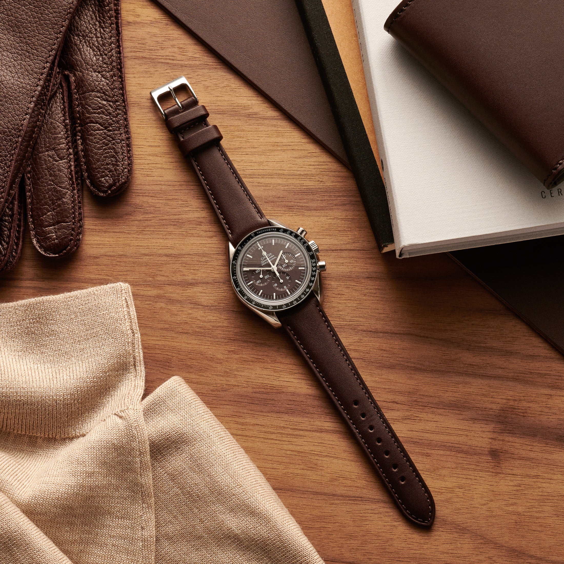 The Classic Watch Strap chocolate