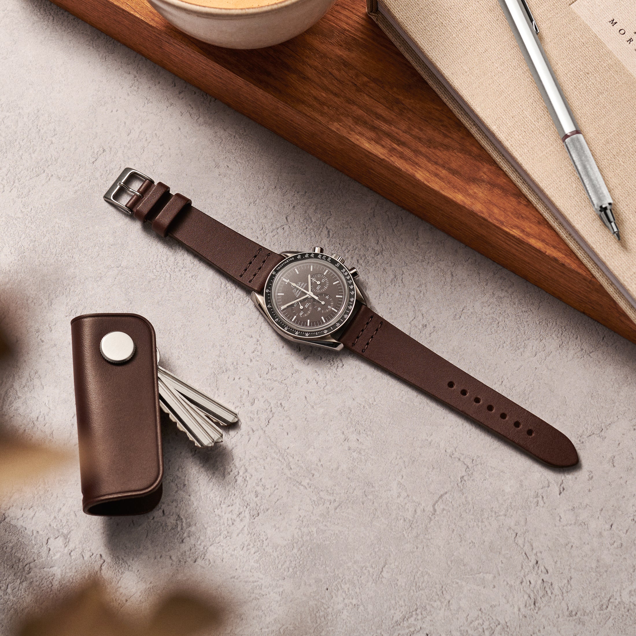 The Modern Watch Strap chocolate