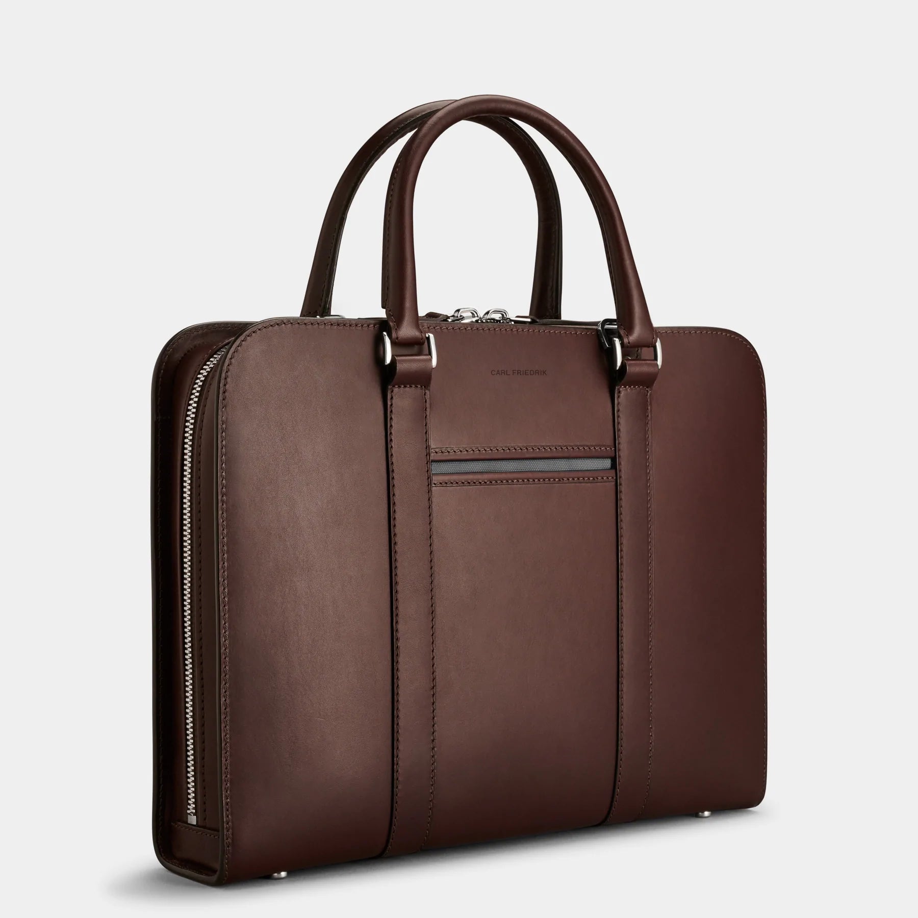 Palissy Briefcase - Return Chocolate Slim leather briefcase - Excellent condition